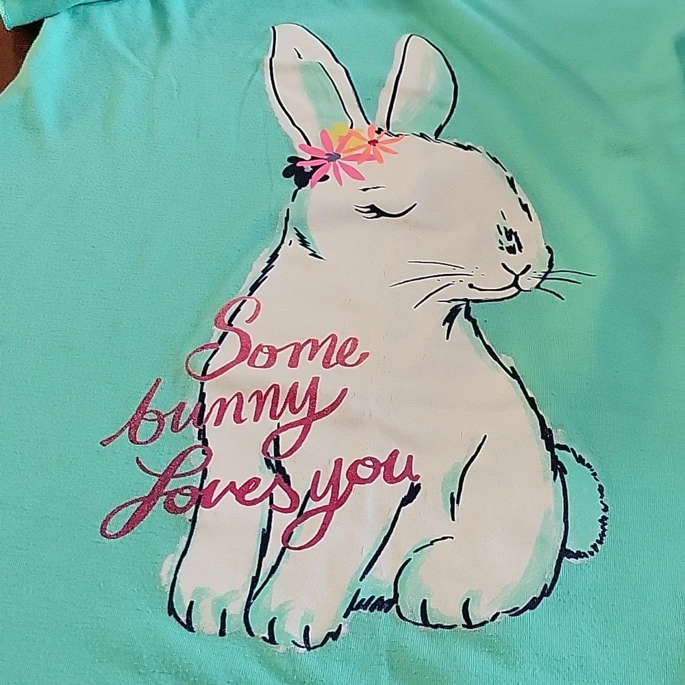 HOST PICK 😊 SO Girl's Night Gown Sz 12 Some Bunny Loves You